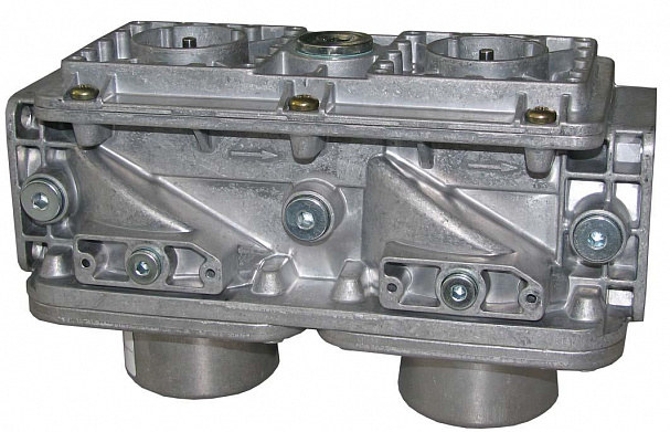 Двойной газовый клапан, DN2 ", 85 м³ / ч, выбор из 11 различных соединений