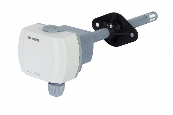 Датчик для каналов вентиляции углекислого газа CO2 (Modbus) и температуры (Modbus), IP54