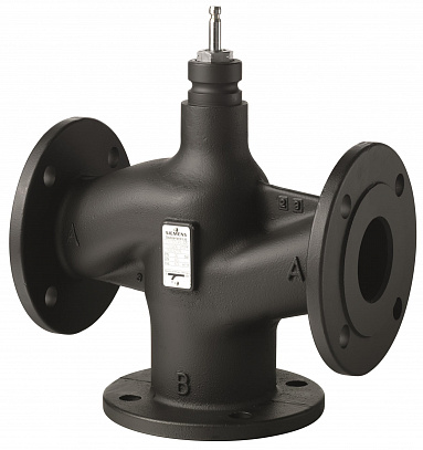 Клапан седельный 3-х ходовой, PN25, Kvs 160, DN100, -20…220 C, фланцевый