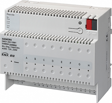 Модуль входов двоичных N 263/Е1, 8 ВХОДОВ AC/DC 12…230V