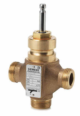 Клапан седельный 3-х ходовой, PN16, Kvs 4, DN15, -25…150 C, резьбовой