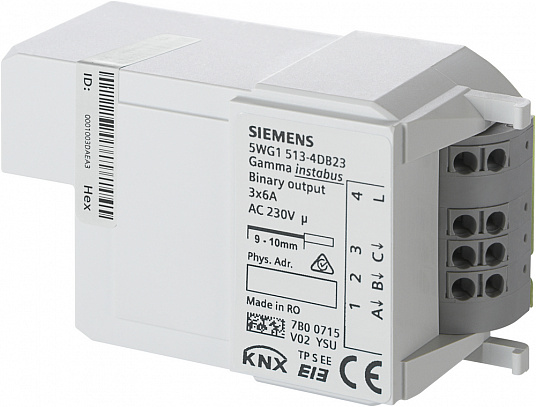 Дискретный выход RL 513D23, 3x 6A