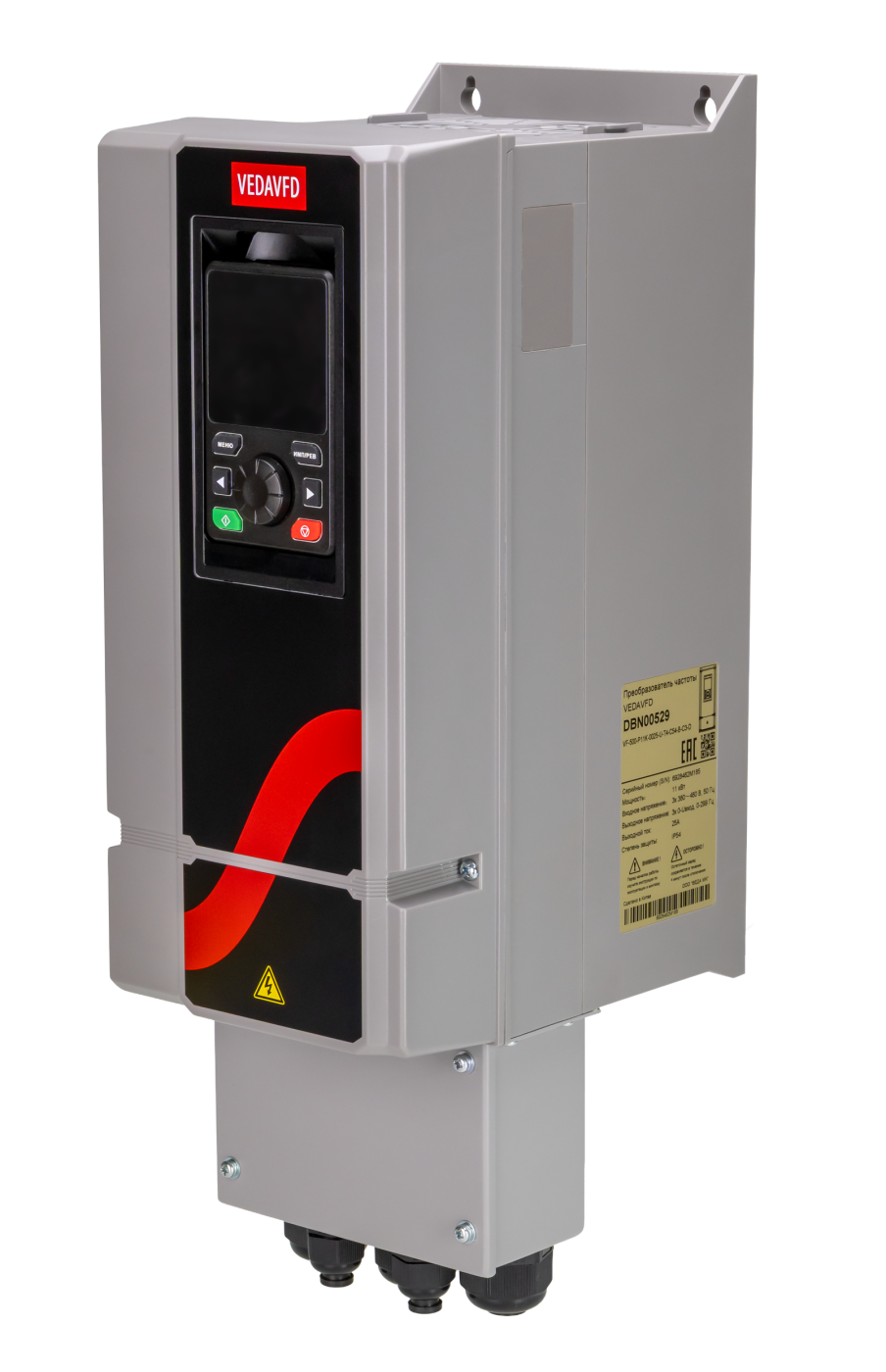 Преобразователи частоты VEDA VFD VF-500 c высокой перегрузкой  — ABN00534B — VF-500-P37K-0075-U-T4-E20-N-C2-D