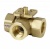 Клапан шаровой 3-х ходовой, PN40, Kvs 9, DN20, -10…120 C, резьбовой
