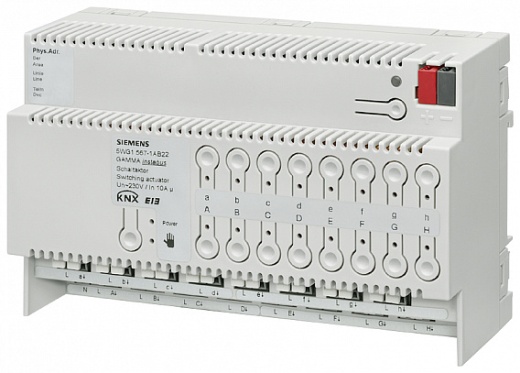 Выключатель НАГРУЗКИ N 567/22, 16Х230V AC 10A, ДЛЯ УСТАНОВКИ НА DIN-РЕЙКУ, 8 ТЕ