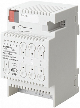 Выключатель НАГРУЗКИ N 512/11, МОДУЛЬНЫЙ (ОСНОВНОЙ МОДУЛЬ), 3Х230-400V AC 16A, АВТОПОДСТРОЙКА ПОД ХАРАКТЕР НАГРУЗКИ, ПОДКЛЮЧЕНИЕ ДО 4 ДОПОЛНИТЕЛЬНЫХ МОДУЛЕЙ, ДЛЯ УСТАНОВКИ НА DIN-РЕЙКУ, 3 ТЕ