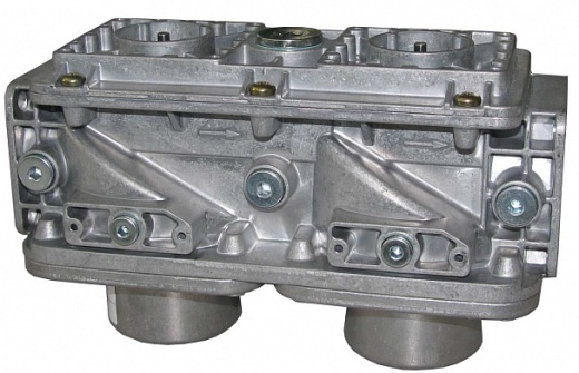 Двойной газовый клапан, DN2 ", 85 м³ / ч, выбор из 11 различных соединений
