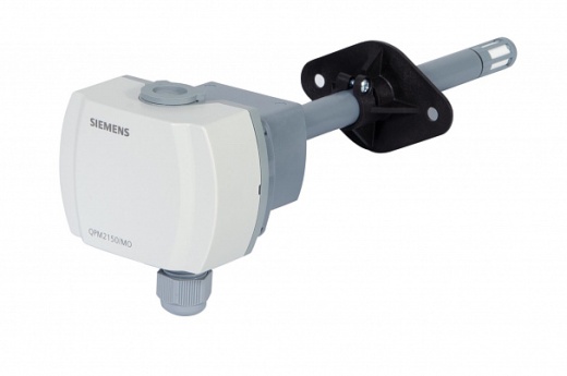Датчик для каналов вентиляции углекислого газа CO2 (Modbus) и температуры (Modbus), IP54
