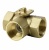 Клапан шаровой 3-х ходовой, PN40, Kvs 63, DN50, -10…120 C, резьбовой