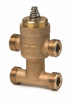 Клапан седельный 3-х ходовой, PN16, Kvs 1, DN10, 1…110 C, резьбовой