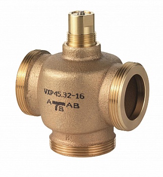 Клапан седельный 3-х ходовой, PN16, Kvs 6,3, DN25, 1…110 C, резьбовой