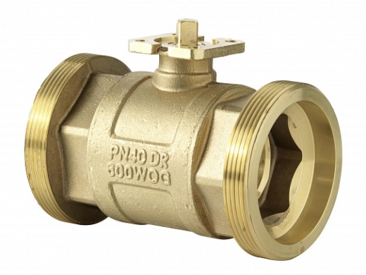 Клапан шаровой 2-х ходовой, PN40, Kvs 68, DN40, -10…120 C, резьбовой