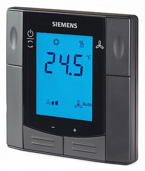 RDF302 комнатный термостат с Modbus RTU, черный