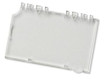 Transparent Lid designed to hold the I/O