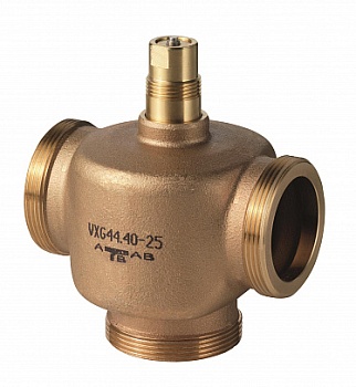 Клапан седельный 3-х ходовой, PN16, Kvs 25, DN40, 1…120 C, резьбовой