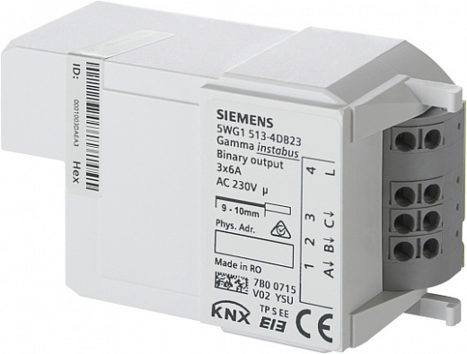 Дискретный выход RL 513D23, 3x 6A
