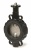 Клапан Баттерфляй с плотным закрытием , PN16, Kvs 800, DN100, -10…120 C, фланцевый