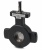 Клапан Баттерфляй , PN16, Kvs 50, DN40, -10…120 C, фланцевый