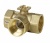 Клапан шаровой 3-х ходовой, PN40, Kvs 37, DN50, -10…120 C, резьбовой