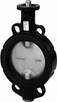 Клапан Баттерфляй с плотным закрытием , PN16, Kvs 29300, DN600, -10…120 C, фланцевый